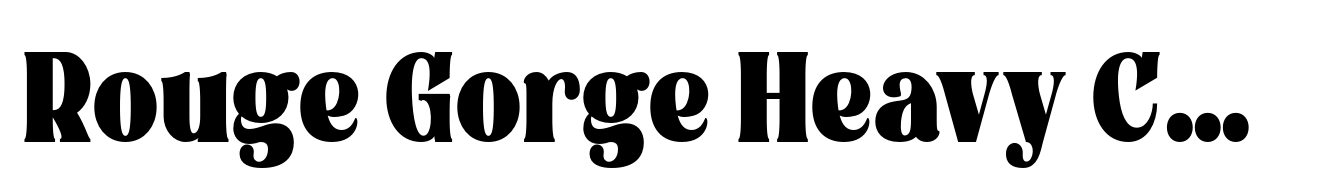 Rouge Gorge Heavy Condensed